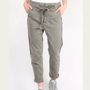 NWT SUNDRY l’autuomne Racestripe Trousers Grey Red Blue Size 28
